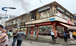 Rize’de Elektrik Dağıtım Şirketinin Ofisi Yandı