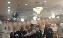 Adana'da, düğündeki kavga kamerada