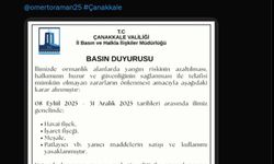 Çanakkale'de orman yangınlarına karşı yeni tedbirler alındı