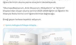 MEB'den birinci sınıf öğrencilerine okuma kitabı