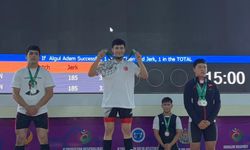 Milli halterci Adem Algül, Özbekistan'da şampiyon olarak Türkiye rekoru kırdı