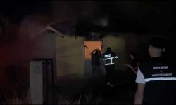 Sünnet düğününün düzenlediği bağ evinde çıkan yangın, ormana sıçramadan söndürüldü