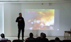 Bingöl’de dezavantajlı bireylere yangın ve afet farkındalık eğitimi verildi
