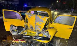 Uşak’ta otomobil ile otobüs çarpıştı: 1’i ağır 3 yaralı