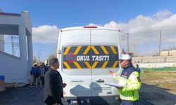 Van’da okul servisleri denetlendi