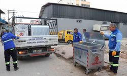 Akdeniz Belediyesi yeni çöp konteynerini mahallelere yerleştiriyor
