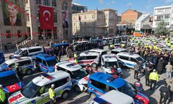Aksaray’da emniyet ve jandarma araç filosuna 118 yeni araç katıldı
