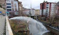 Ana su hattındaki tonlarca su Harşit Çayı’na aktı