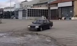 Attığı drift sosyal medyaya düştü 46 bin TL ceza yedi