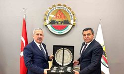 Bakan Yardımcısı Gürcan, DESOB Başkanı Ebedinoğlu ile bir araya geldi