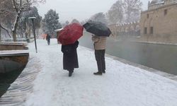 Balıklıgöl beyaza büründü