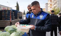 Battalgazi'de zabıta ekiplerinden yol güvenliği ve pazar denetimi