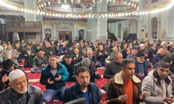 Bolu'da Regaip Kandili'nde camiler dolup taştı