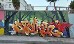 Bozüyük'te okul duvarları sanatla hayat buldu