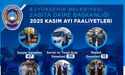 Büyükşehir Zabıta Teşkilatı kasım ayı denetimlerinde 214 yasal işlem uyguladı