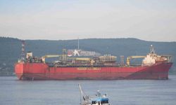 Çanakkale Boğazı’ndan yüzer üretim, depolama ve boşaltma gemisi geçti