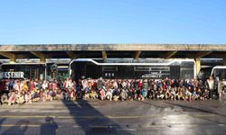 Çocuklardan yerinde toplu taşıma ve ulaşım incelemesi