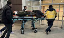 Devrilen motosikletin sürücüsü yaralandı