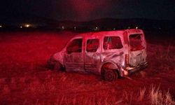 Garajdaki araç ve evde çıkan yangın korkuttu