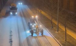 Gaziantep'te beklenen kar yağışı etkisini göstermeye başladı