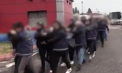 Gaziantep’te fuhuş operasyonunda 14 şahıs tutuklandı, duvardaki yazılar şoke etti