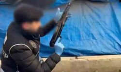 Gaziantep'te kaçak silahları toprağa gömen 2 şüpheli tutuklandı