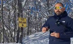 Hem çay içti hem karda kaydı