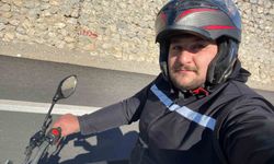 İddia uğruna yola çıktı, motosikleti ile bin kilometreyi aştı