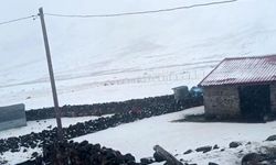 Iğdır’ın yüksek kesimleri beyaza büründü