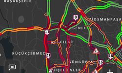 İstanbul'da trafik yoğunluğu akşam saatlerinde yüzde 83'e ulaştı