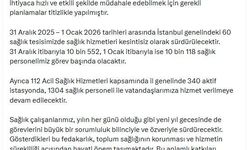 İstanbul'da yılbaşı hazırlığı: 31 Aralık'ta 10 bin 552 sağlık çalışanı görevinin başında olacak