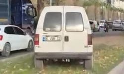 İzmir'de orta refüjü kullanan sürücüye ceza yağdı