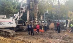 Kadıköy’de inşaat şantiyesinde işçi çukura düşerek yaralandı