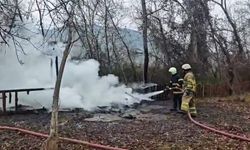 Kamelya yangında küle döndü