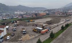 Karabük Adalet Sarayı sahasında zemin hazırlıkları sürüyor