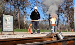 Kartepe Tramvay Hattı'nda raylar kaynak ile birleşiyor