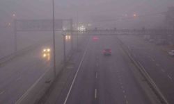 Kocaeli'de yoğun sis trafiği olumsuz etkiledi: Görüş mesafesi 75 metreye düştü