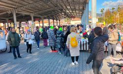 Köyceğiz'de yılbaşı pazarı kuruldu