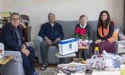 Kuşadası Belediyesi’nden engelli Osman amcaya anlamlı ziyaret