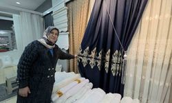 Kütahya'da Osmanlı motifli perdelere yoğun ilgi