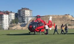 Malatya’da yaşlı hasta için ambulans helikopter havalandı