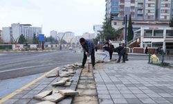 Mardin Büyükşehir Belediyesi şehirdeki engelli yollarını yeniliyor