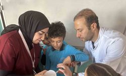 OMÜ’den minik kalplere sağlık dokunuşu