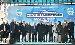 Sahabiye’de anahtarları teslim eden Başkan Büyükkılıç: "Kayseri belediyeciliği icraat üretir"