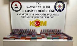 Samsun’da kaçak tütün ve elektronik sigara ürünleri ele geçirildi