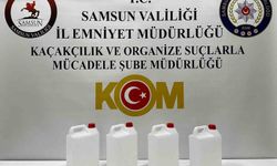 Samsun'da yılbaşı öncesi kaçak alkol operasyonu