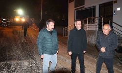 Sungurlu'da sıcak asfalt mesaisi gece-gündüz devam ediyor