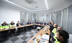 Vali Çiçek ve Başkan Büyükkılıç Trafik Kontrol Merkezi'nde