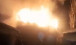 Yüksekova’da korku dolu anlar: Kalorifer kazan dairesi cayır cayır yandı