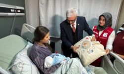 Adana'da yeni yılın ilk bebeği 'Atlas' oldu